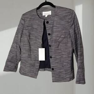 Women's Hugo Boss Jacket – Gray (Size 2) | NWT